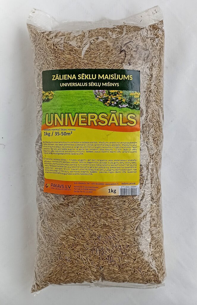 Muruseemnesegu Universal, 1 kg цена и информация | Murusegud | kaup24.ee