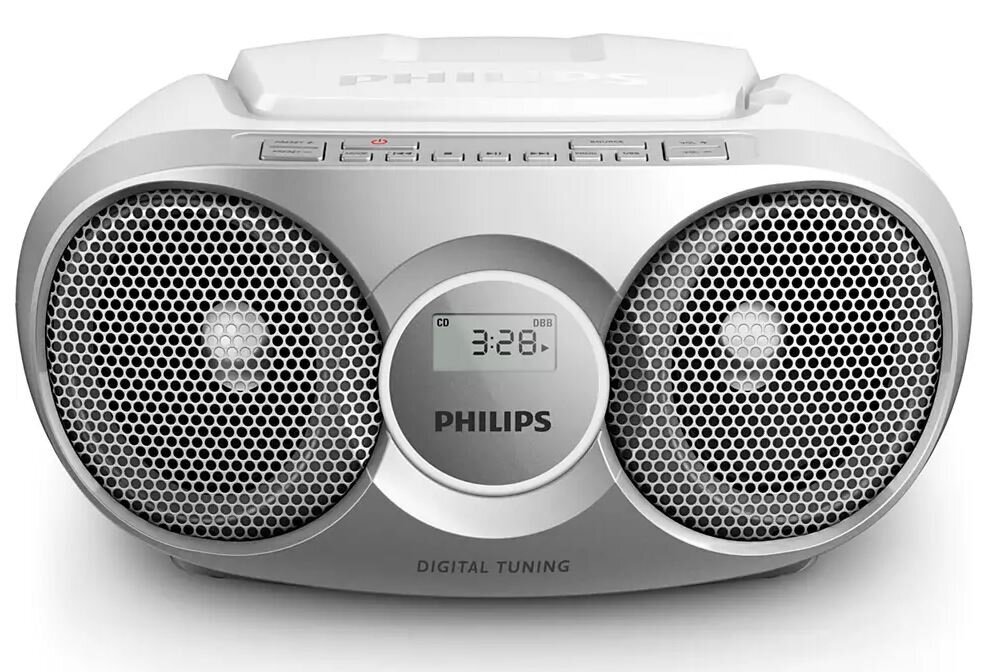 Magnetoola Philips, AZ215S/12, hõbedane цена и информация | Raadiod, magnetoolad | kaup24.ee