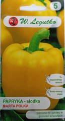Поле сладкого перца Мarta Polka, 2 шт. цена и информация | Семена овощей, ягод | kaup24.ee