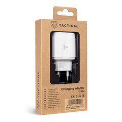 Tactical 13-222 3xUSB-A QC 3.0 3A Travel Charger White цена и информация | Зарядные устройства для телефонов | kaup24.ee