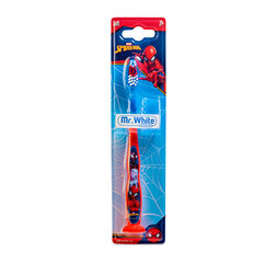 Зубная щетка с присоской для детей Mr. White Spiderman, от 3 лет, 1 шт. цена и информация | Для ухода за зубами | kaup24.ee