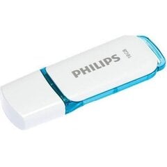 USB флешка Philips 16 GB USB 2.0 Snow Edition, белая/синяя цена и информация | USB накопители | kaup24.ee