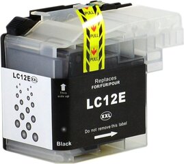 Brother LC-12EBK LC12EBK чернильный картридж Dofe аналог, черный цена и информация | Картриджи для струйных принтеров | kaup24.ee