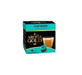 AROMA GOLD Dolce Gusto Flat White 16 tükki Kohv kapslites цена и информация | Кофе, какао | kaup24.ee