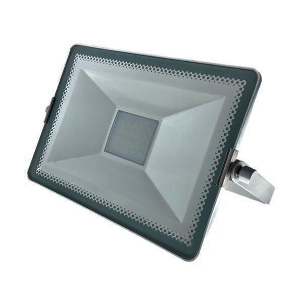 Prožektor SMD LED 20W / SILVER SLIM / 5700K / 1800Lm IP65 Optonica hind ja info | Taskulambid, prožektorid | kaup24.ee