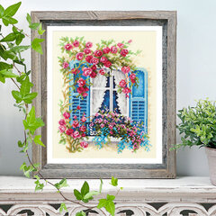 Tikkimiskomplekt Magic Needle "Blossoming Window" 74-01 hind ja info | Tikkimistarvikud | kaup24.ee