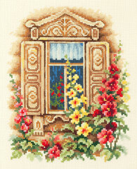 Tikkimiskomplekt Magic Needle "Lovely Window" 74-02 hind ja info | Tikkimistarvikud | kaup24.ee