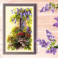 Tikkimiskomplekt Magic Needle "Blossoming Balcony" 74-05 hind ja info | Tikkimistarvikud | kaup24.ee