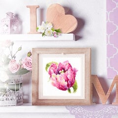 Tikkimiskomplekt Magic Needle "Pink Tulip" 150-013 hind ja info | Tikkimistarvikud | kaup24.ee