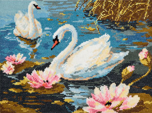 Tikkimiskomplekt Magic Needle "Swan Couple " 64-01 hind ja info | Tikkimistarvikud | kaup24.ee