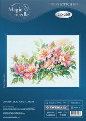 Tikkimiskomplekt Magic Needle "Dog-Rose Flowers" 210-268 hind ja info | Tikkimistarvikud | kaup24.ee