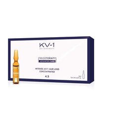 Ampullid intensiivse juuste väljalangemise vastu KV-1 Intense Anti Hair Loss 4.3, 10 amp. x 10 ml цена и информация | Маски, масла, сыворотки | kaup24.ee