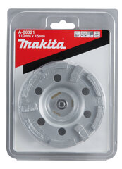 Алмазная косая черта для отдельных сегментов, твердый бетон Makita A-86321, 110 мм  цена и информация | Пилы, циркулярные станки | kaup24.ee