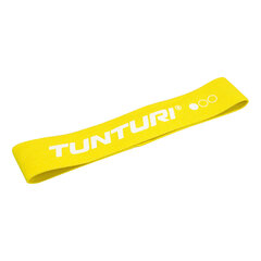 Vastupidavuskumm Tunturi Textile Light, 64 cm, kollane hind ja info | Treeningkummid | kaup24.ee