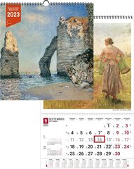 Maailma kunsti kalender 2022, spiraalköide hind ja info | Kalendrid, märkmikud | kaup24.ee