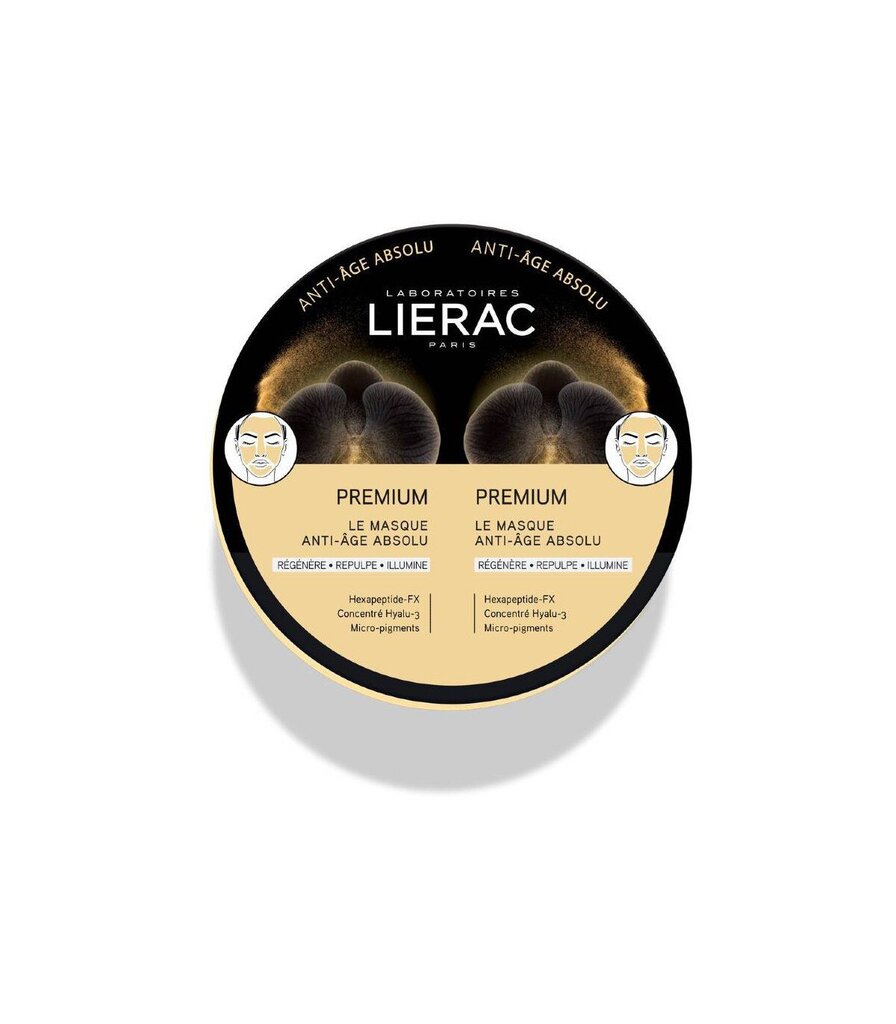 Näomask küpsele nahale Lierac Premium 2 x 6 ml hind ja info | Näomaskid, silmamaskid | kaup24.ee