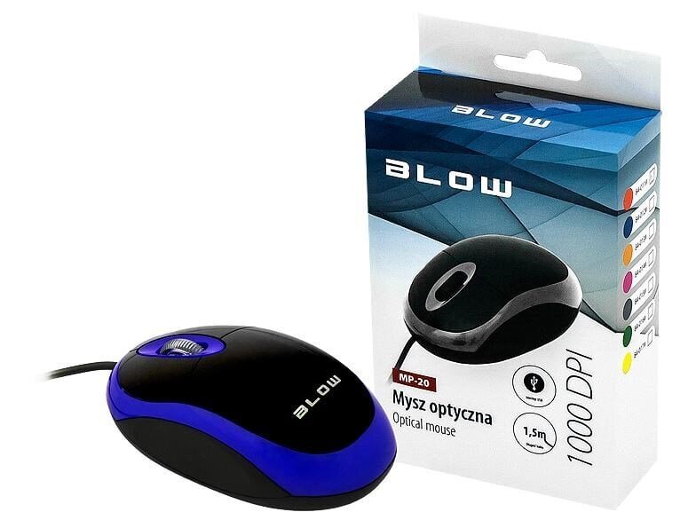 Blow MP-20, sinine hind ja info | Hiired | kaup24.ee