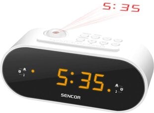 Электронные часы Sencor SRC 3100 Вт цена и информация | Радиоприемники и будильники | kaup24.ee