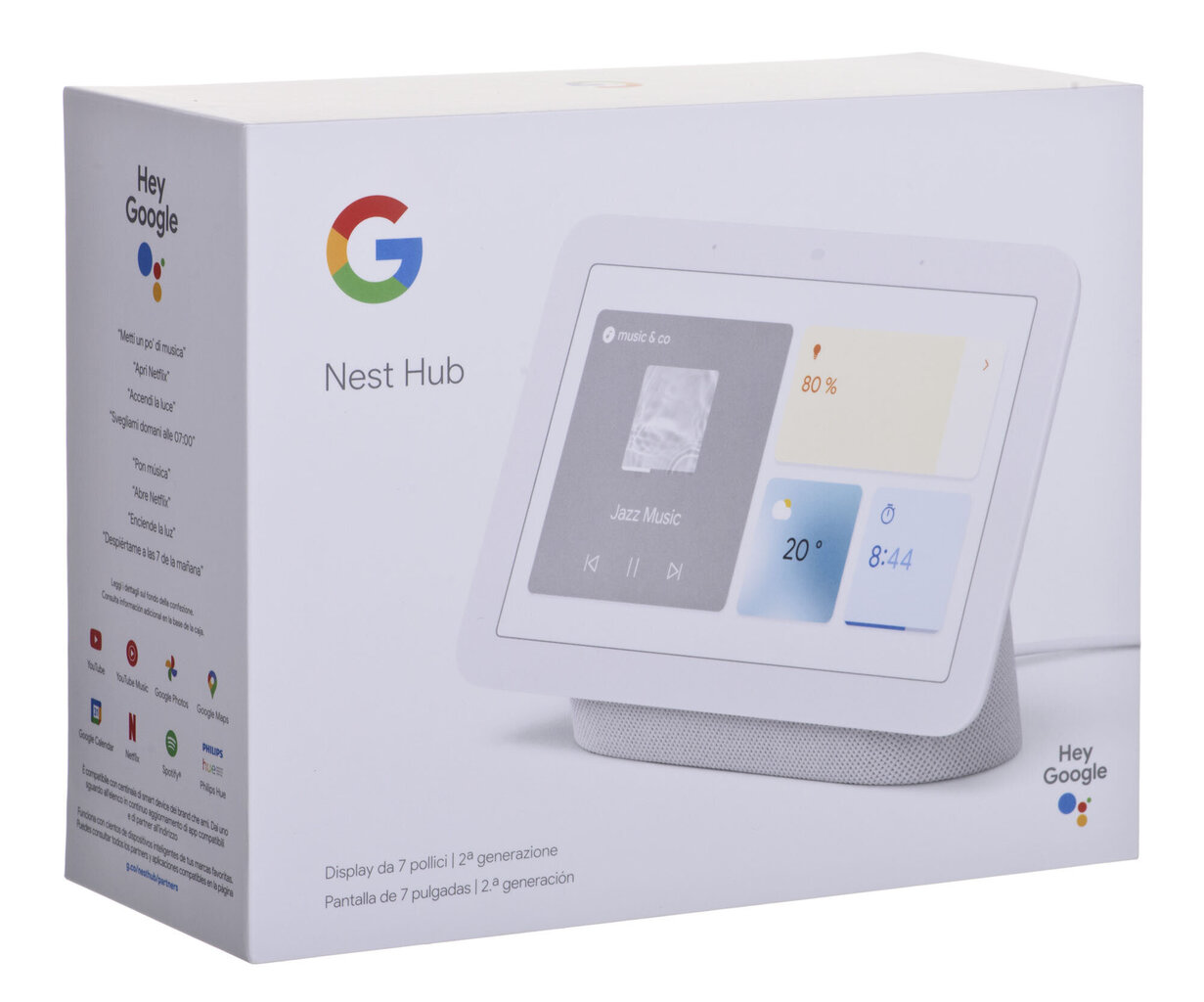 Google Nest Hub 2 Grigio Chiaro hind ja info | Kõlarid | kaup24.ee