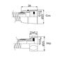 Dušivoolik 150 cm topelt Con/Imp (Z) (S.S) (ap.360) RUBINETA hind ja info | Segistid ja lisatarvikud | kaup24.ee