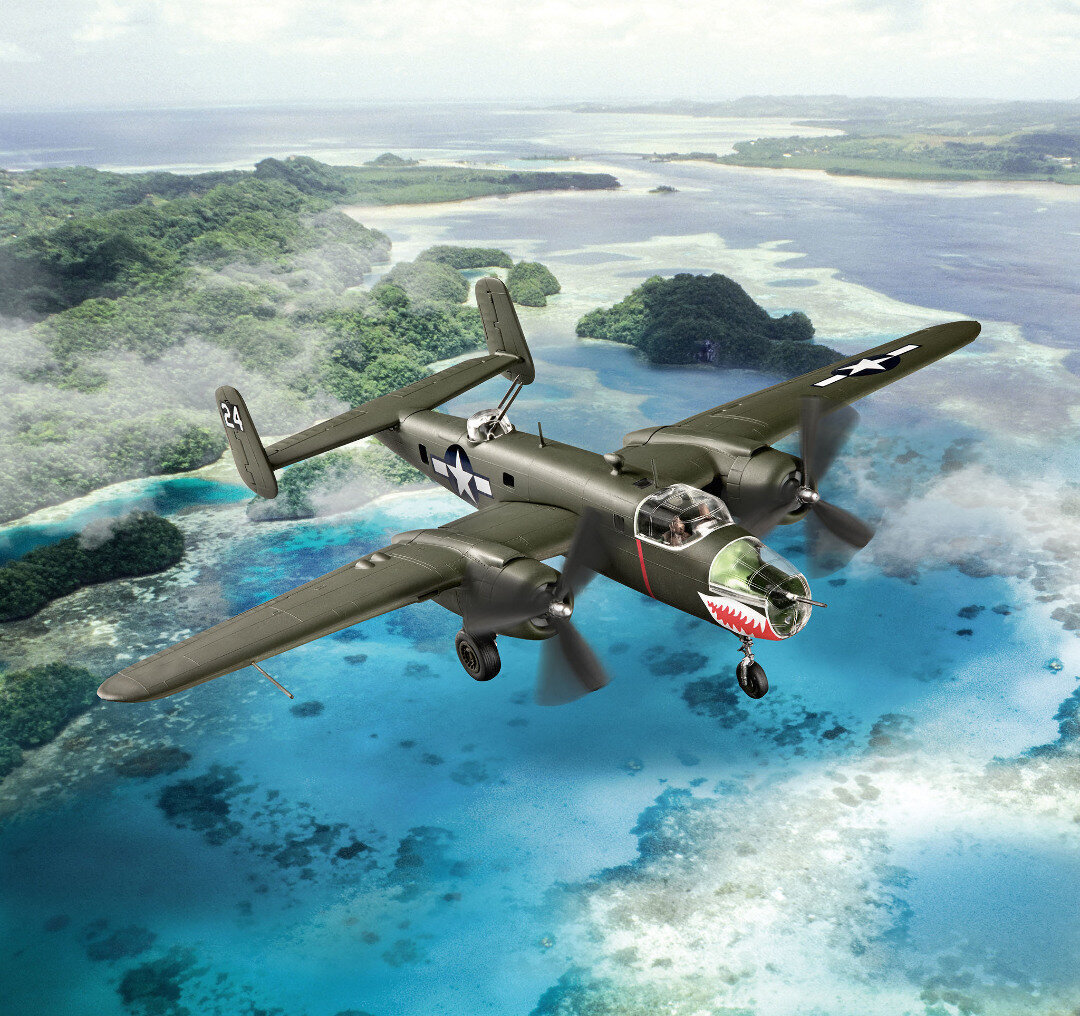 Revell B-25 Mitchell 1:72 Easy-Click hind ja info | Klotsid ja konstruktorid | kaup24.ee