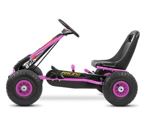 Картинг для детей Milly Mally Thor, с педалями, розовый цена и информация | Игрушки для мальчиков | kaup24.ee