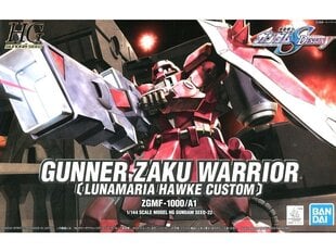 Bandai - HGGS Lunamaria Gunner Zaku Worrier, 1/144, 55467 hind ja info | Klotsid ja konstruktorid | kaup24.ee