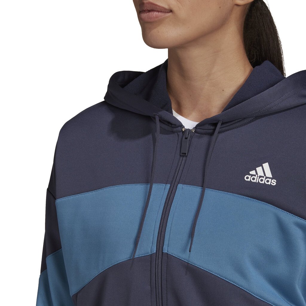 Adidas Spordikostüümid W Bold Block Ts Blue HD9033 HD9033/S цена и информация | Naiste spordiriided | kaup24.ee