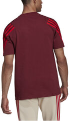 Adidas T-Särgid M Fi 3s Tee Bordeaux HC5242 HC5242/S цена и информация | Мужские футболки | kaup24.ee