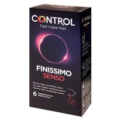 Kondoomid Finissimo Control Senso (6 tk) цена и информация | Презервативы | kaup24.ee