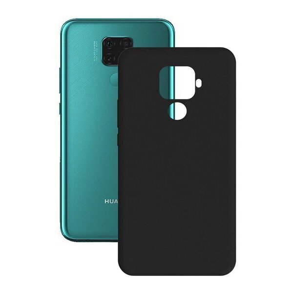 Mobiiltelefoni Kaaned Huawei Mate 30 Lite Contact Silk TPU: Värvus - Must hind ja info | Telefoni kaaned, ümbrised | kaup24.ee