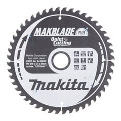 Пильный диск Makita B-08632 TCT MAKBLADE PLUS, 216h2.4h30 мм, 5° T48  цена и информация | Пилы, циркулярные станки | kaup24.ee