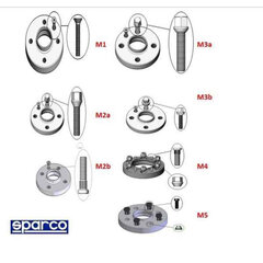 Проставки Sparco 4x100 56,5 M12 x 1,5 20 мм M2A цена и информация | Lisaseadmed | kaup24.ee