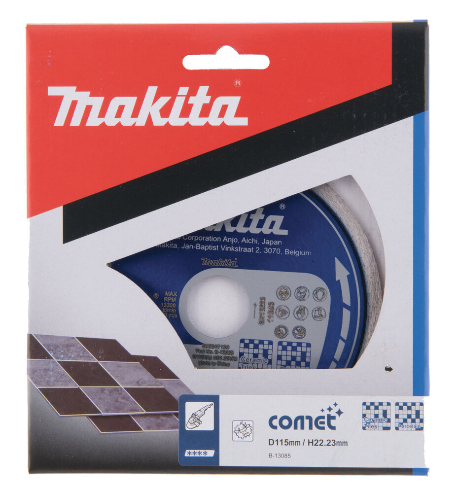 Teemantketas 115 mm Comet B-13085 Makita hind ja info | Lihvmasinad ja ketaslõikurid | kaup24.ee