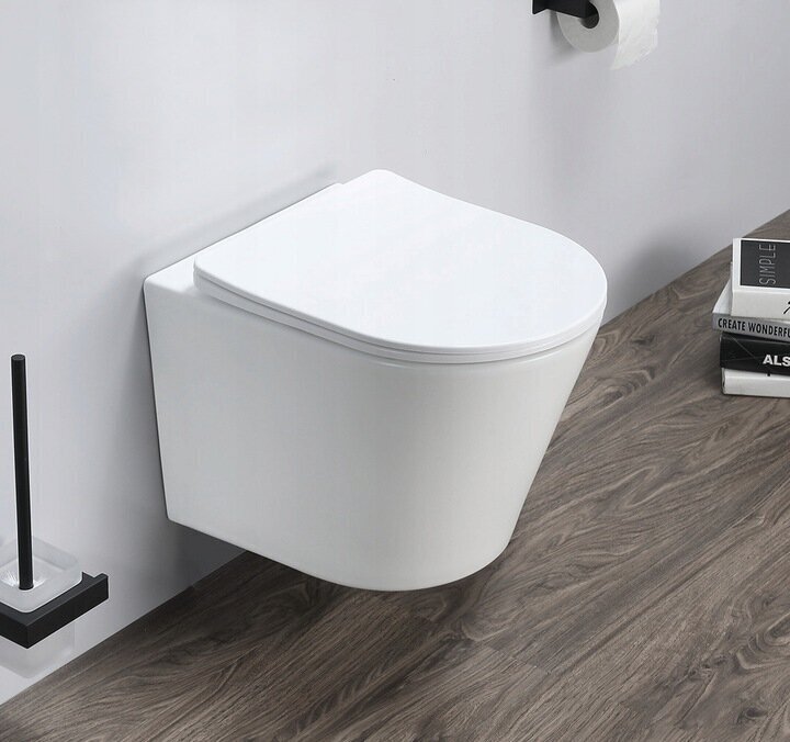 WC komplekt Mexen 5in1 Fenix Slim koos wc-potiga Rico Rimless Slim, White mat цена и информация | WС-potid | kaup24.ee