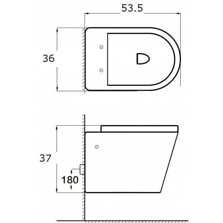 WC-komplekt Mexen 5in1 Fenix Slim koos WC-potiga Rico hind ja info | WС-potid | kaup24.ee