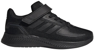 Adidas Jalatsid Runfalcon 2.0 El. K Black GX3529 GX3529/11.5K hind ja info | Laste spordijalatsid | kaup24.ee