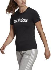 Женская футболка Adidas W Lin T Black GL0769 GL0769/2XL цена и информация | Женские футболки | kaup24.ee