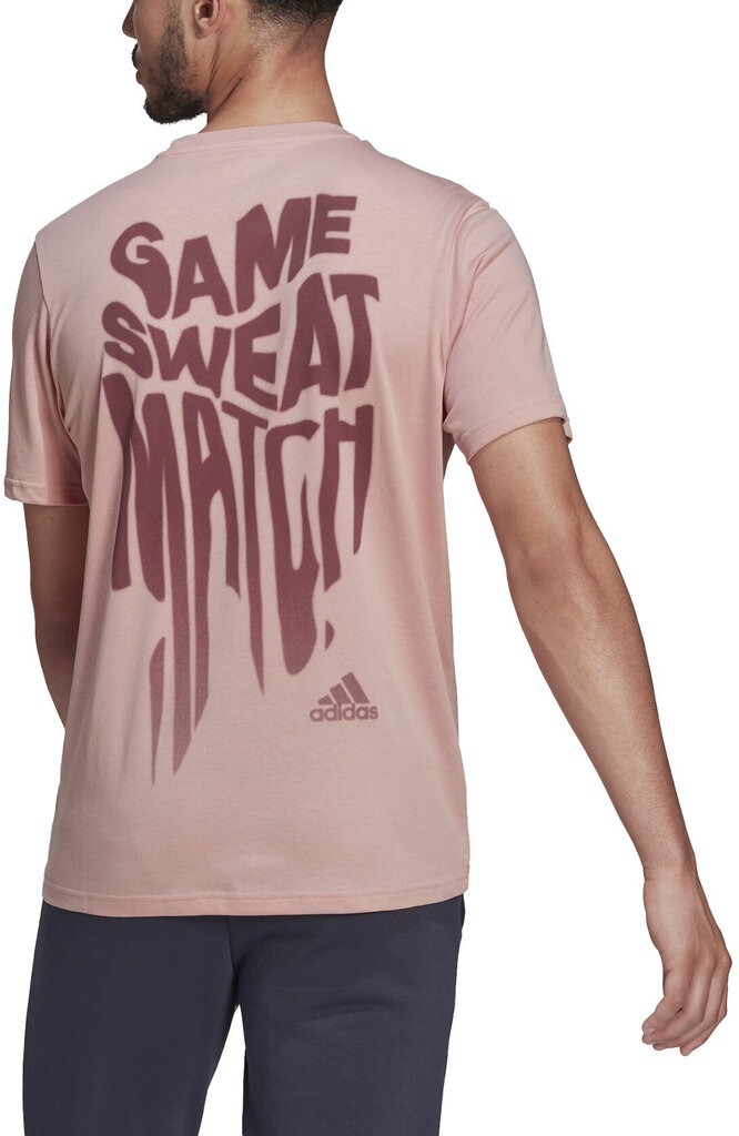 Adidas T-Särgid M Ten Game G Tee Pink HA0963 HA0963/S hind ja info | Meeste T-särgid | kaup24.ee