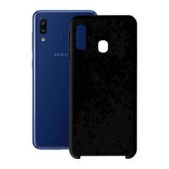 Чехол для мобильного телефона Samsung Galaxy A20 KSIX Soft: Цвет - Чёрный цена и информация | Чехлы для телефонов | kaup24.ee