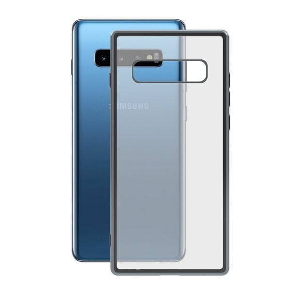 Mobiiltelefoni Kaaned Samsung Galaxy S10 KSIX Flex Metal TPU Läbipaistev Hall Metallik hind ja info | Telefoni kaaned, ümbrised | kaup24.ee