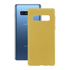 Чехол для мобильного телефона Samsung Galaxy S10+ KSIX Eco-Friendly: Цвет - Жёлтый цена и информация | Чехлы для телефонов | kaup24.ee
