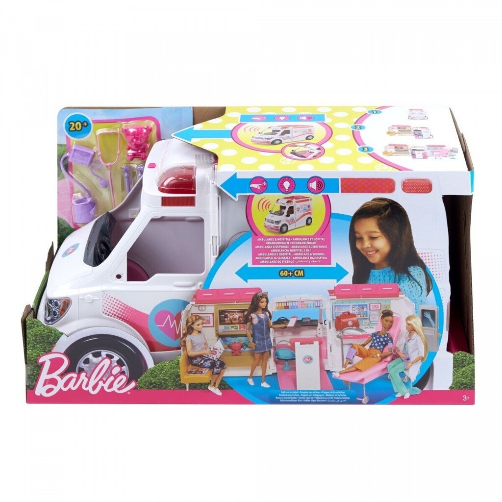 Kiirabi Barbie mobiilne kliinik Mattel FRM19 цена и информация | Tüdrukute mänguasjad | kaup24.ee