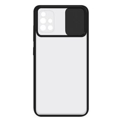 Mobiiltelefoni Ümbris TPU Servaga Samsung Galaxy A51 KSIX Duo Soft Cam Protect Must hind ja info | Telefoni kaaned, ümbrised | kaup24.ee