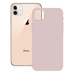 Ümbris iPhone 12 KSIX Soft Silicone: Värvus - Roosa hind ja info | Telefoni kaaned, ümbrised | kaup24.ee