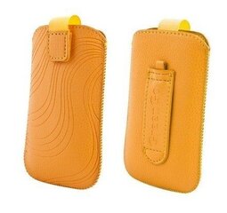 Универсальный чехол Velcro Wave S9300, желтый цена и информация | Чехлы для телефонов | kaup24.ee