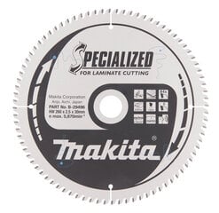 Пильный специализированный диск Makita B-29496 TCT, 260х2.5х30 мм, 5° T84  цена и информация | Механические инструменты | kaup24.ee