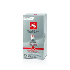 Kohvikapslid Illy Classico Lungo, 10 tk. hind ja info | Kohv, kakao | kaup24.ee