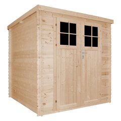 Puidust aiamaja Timbela M309F - A200 x 204 x 204 cm, pruun цена и информация | Садовые сараи, дровницы | kaup24.ee