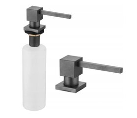 Integreeritav vedelseebi dosaator Mexen Cube, 320 ml, Grey цена и информация | Принадлежности для кухонных раковин и смесителей | kaup24.ee